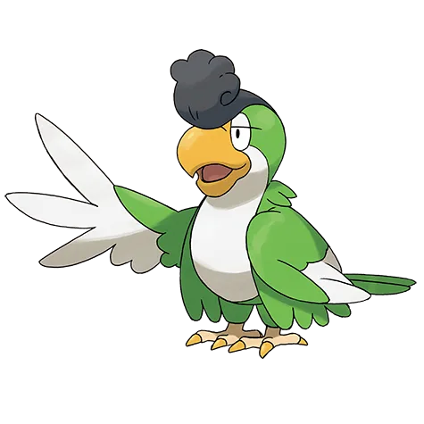 Squawkabilly-green-plumage