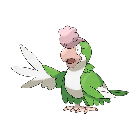 Squawkabilly-green-plumage variocolor