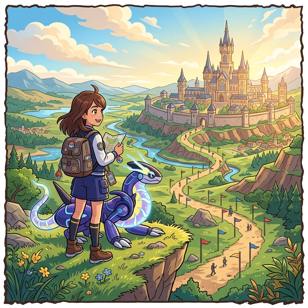 Portada: Guía de Ruta y Orden de Gimnasios de Pokémon Escarlata y Púrpura