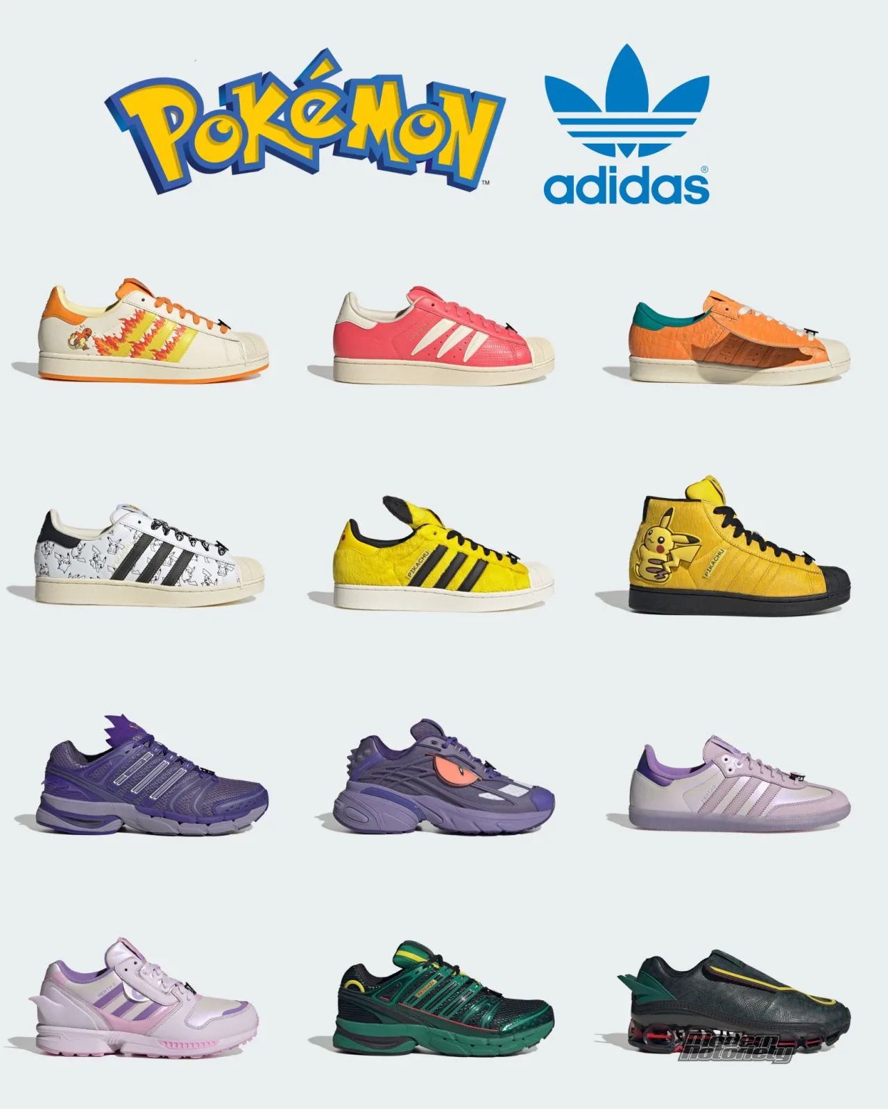 Pokémon x adidas Originals: zapatillas del 30 aniversario - Imagen 1 Pokémon x adidas Originals: zapatillas del 30 aniversario - Detalle 1