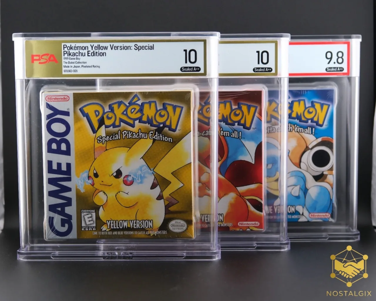 Venden Pok&eacute;mon Rojo, Azul y Amarillo por 2 millones - Detalle 1