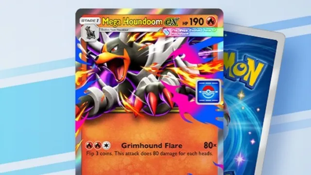 JCC Pokémon Pocket estrena evento botín de Mega-Houndoom ex - Portada oficial