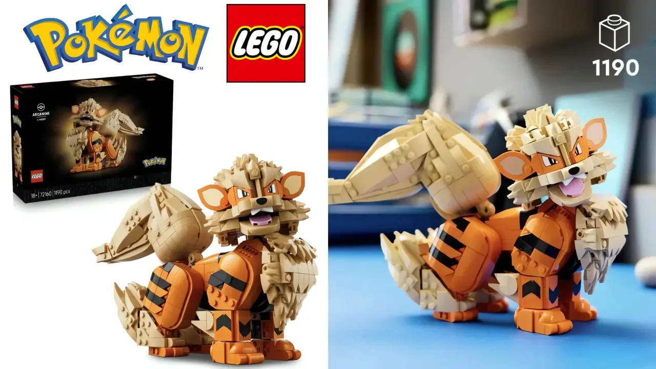 LEGO Pokémon: sets de Rayquaza, Munchlax y Arcanine - Portada oficial