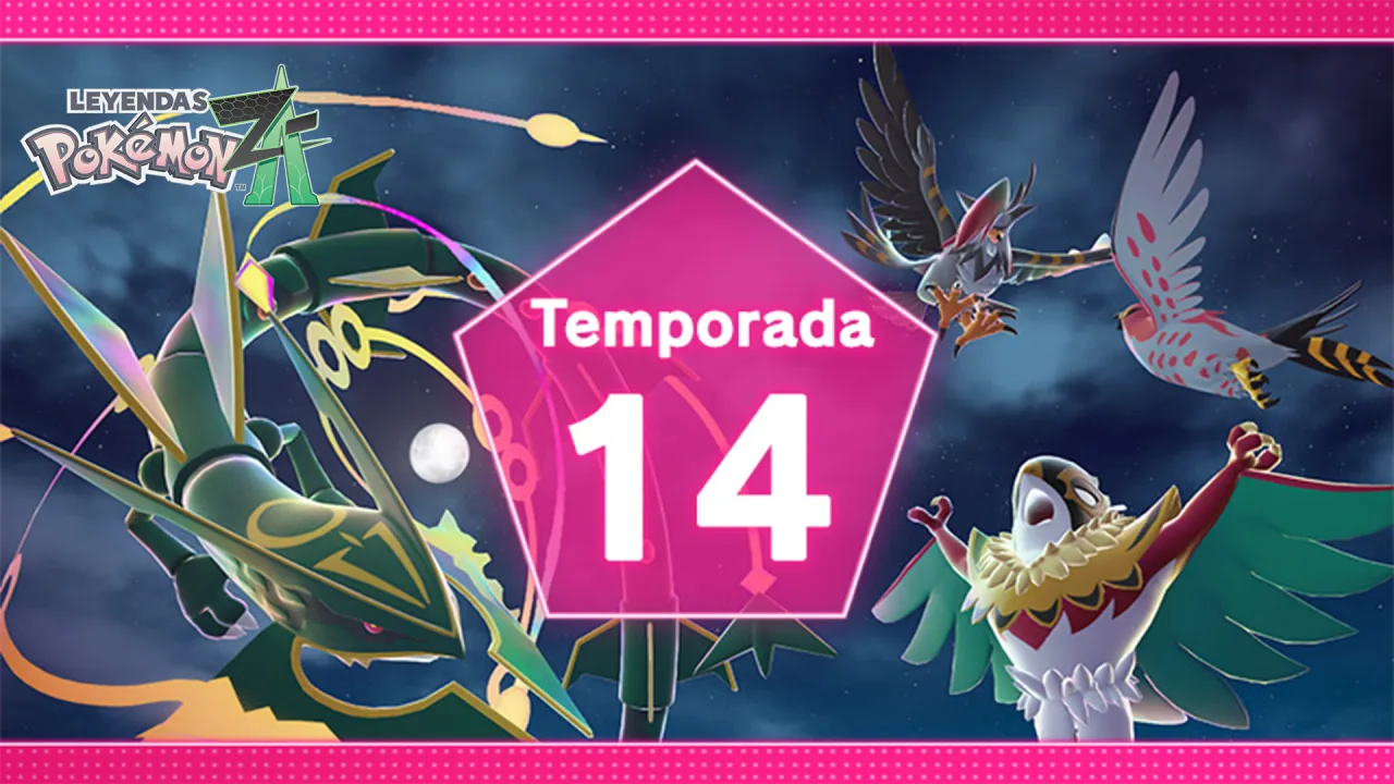 Leyendas Pokémon Z-A: temporada 14 solo con tipo Volador - Portada oficial