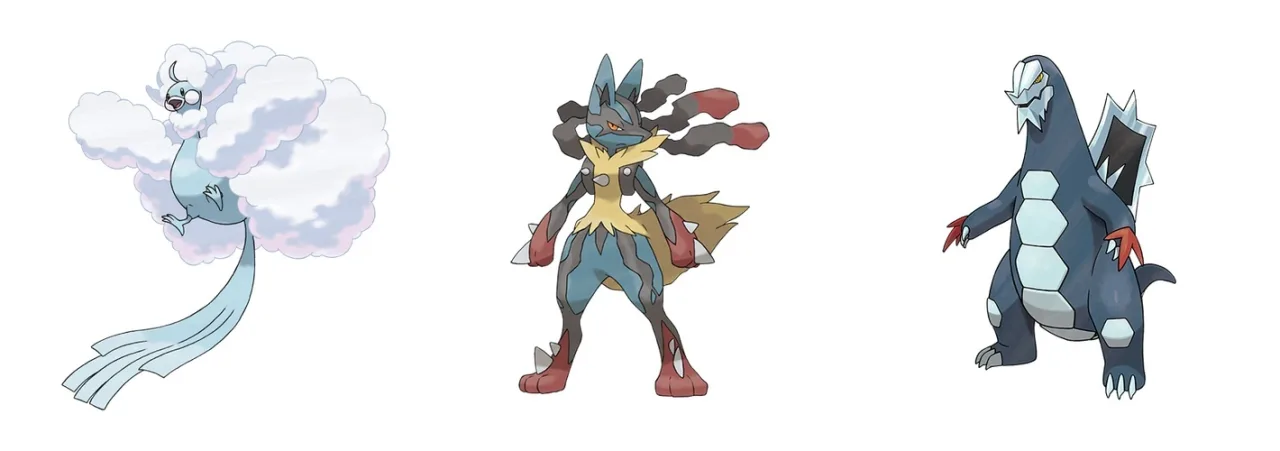 Los mejores mazos de JCC Pokémon Pocket ahora mismo - Imagen 1 Mega-Altaria, Mega-Lucario y Baxcalibur, los Pokemon de los mazos que dominan JCC Pokemon Pocket
