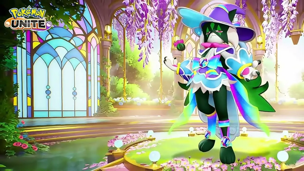 Meowscarada estrena nuevo holoatuendo en Pokémon UNITE - Portada oficial