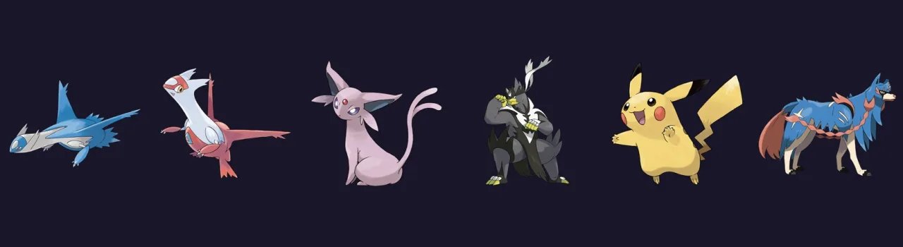 Latios, Latias, Espeon, Urshifu, Pikachu y Zacian, protagonistas de los pases de combate de Pokemon Unite en 2026