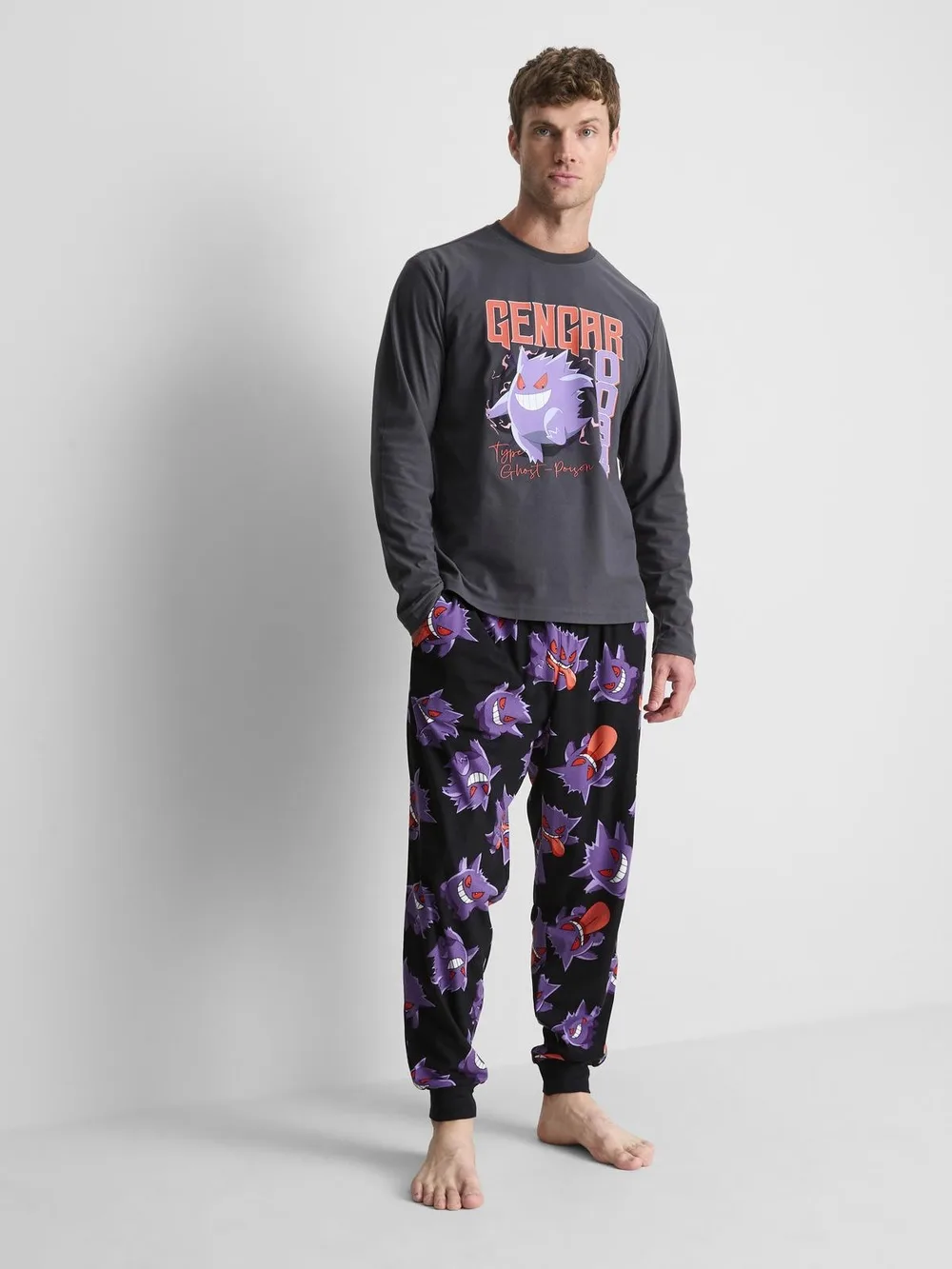 Pijama de manga larga de Gengar de Pok&eacute;mon en Primark