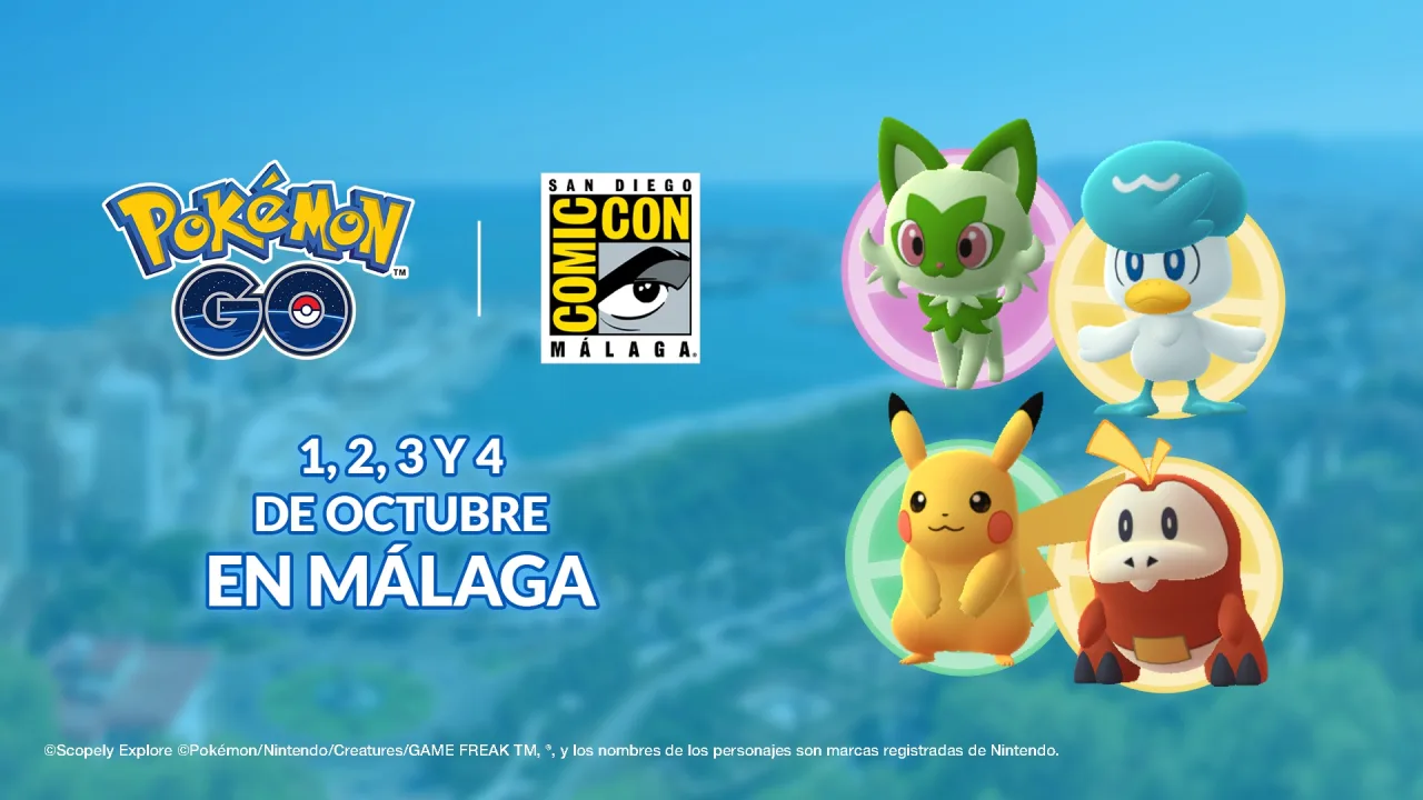 Pokémon GO en la Comic-Con Málaga: Pikachu y stands