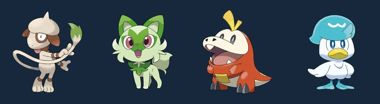 Smeargle, Sprigatito, Fuecoco y Quaxly, Pokemon del evento de Pokemon GO en la Comic-Con Malaga