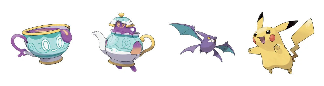 Sinistea, Polteageist, Crobat y Pikachu, los Pokemon que se adivinan en las siluetas del teaser de Halloween 2026 de Pokemon GO