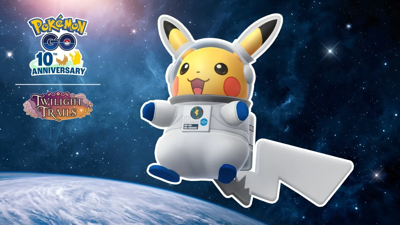 Pokémon GO estrena a Pikachu astronauta el 4 de octubre - Portada oficial