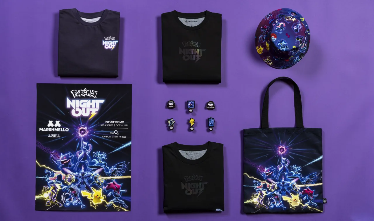 Pokémon GO regala una camiseta por ver Pokémon Night Out - Imagen 1 Merchandising oficial de Pokemon Night Out: camisetas, poster, gorro, bolsa y chapas