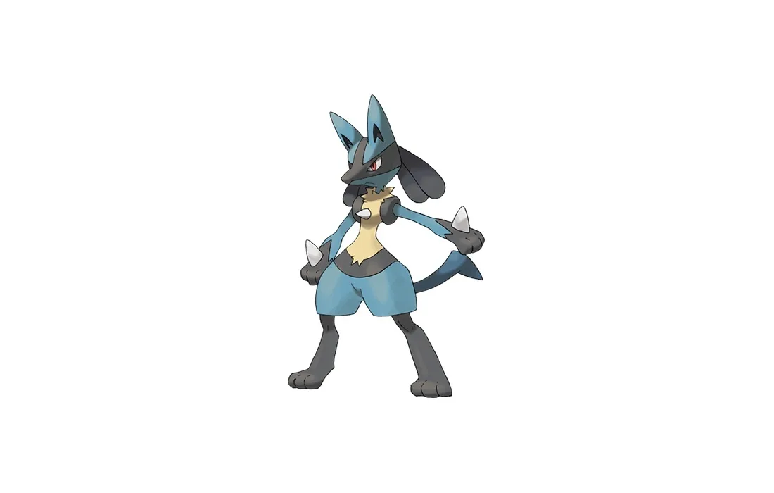 Lucario, el Pokemon de la investigacion temporal de adidas en Pokemon GO