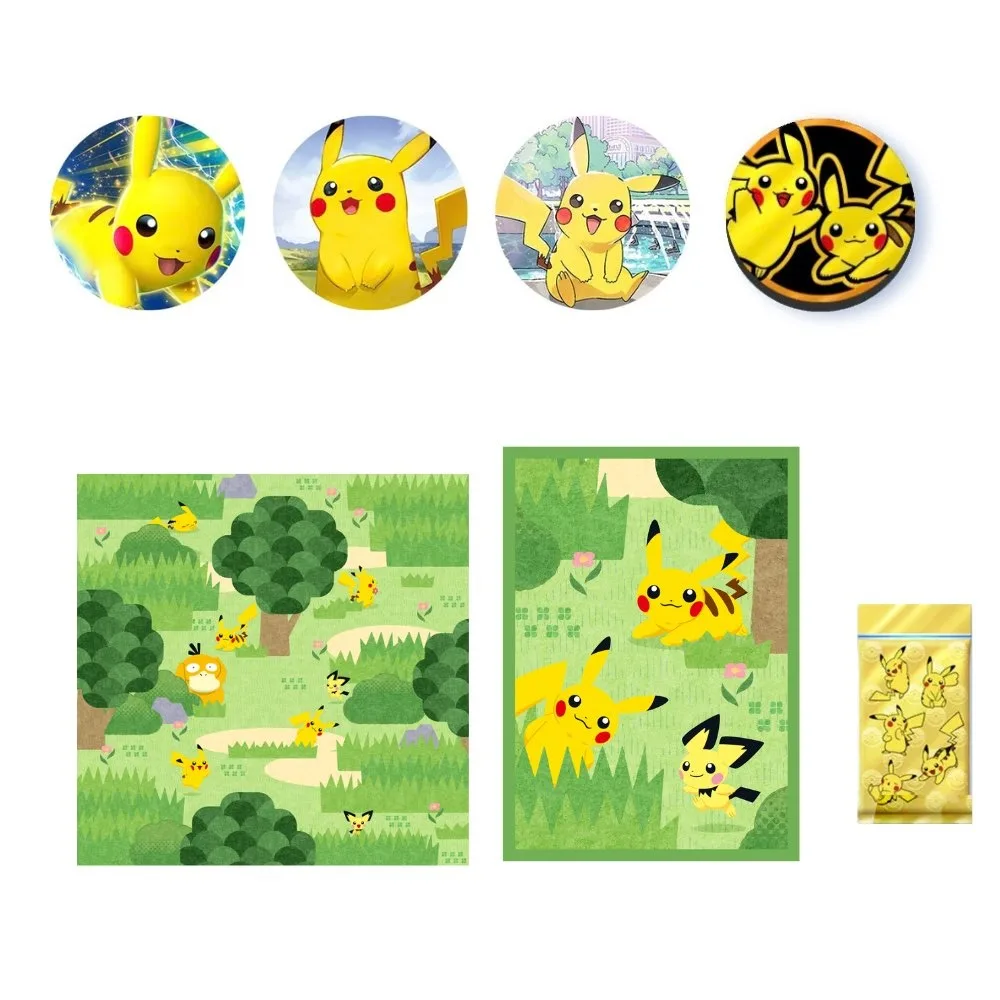Pokémon Pocket regalará un Pikachu ex inmersivo en octubre - Imagen 1 Iconos, moneda, tapete, fundas y sobre de Pikachu de las misiones de JCC Pokemon Pocket