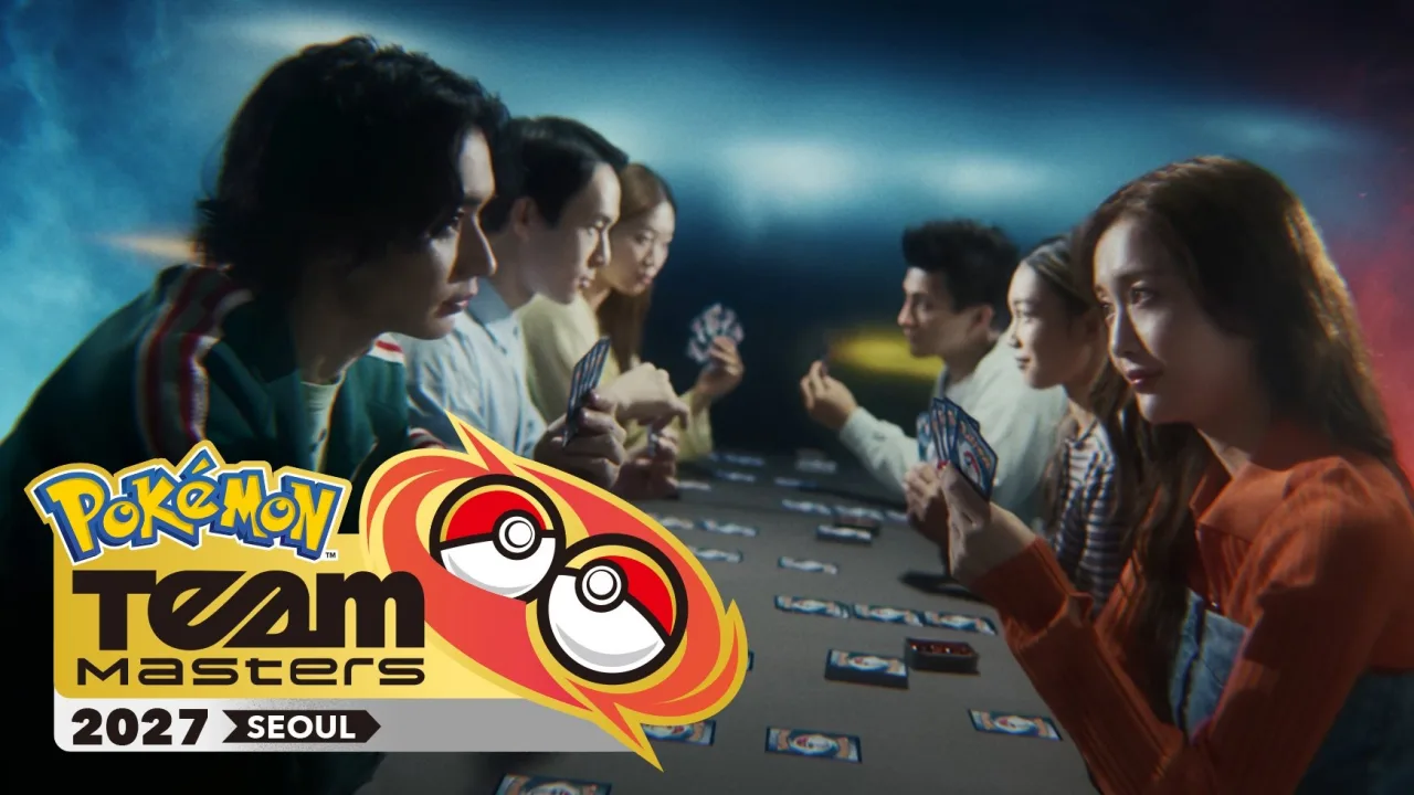 Pokémon Team Masters: el JCC estrena torneo por equipos - Imagen 1 Jugadores enfrentados por equipos en el video oficial de Pokemon Team Masters 2027 Seul