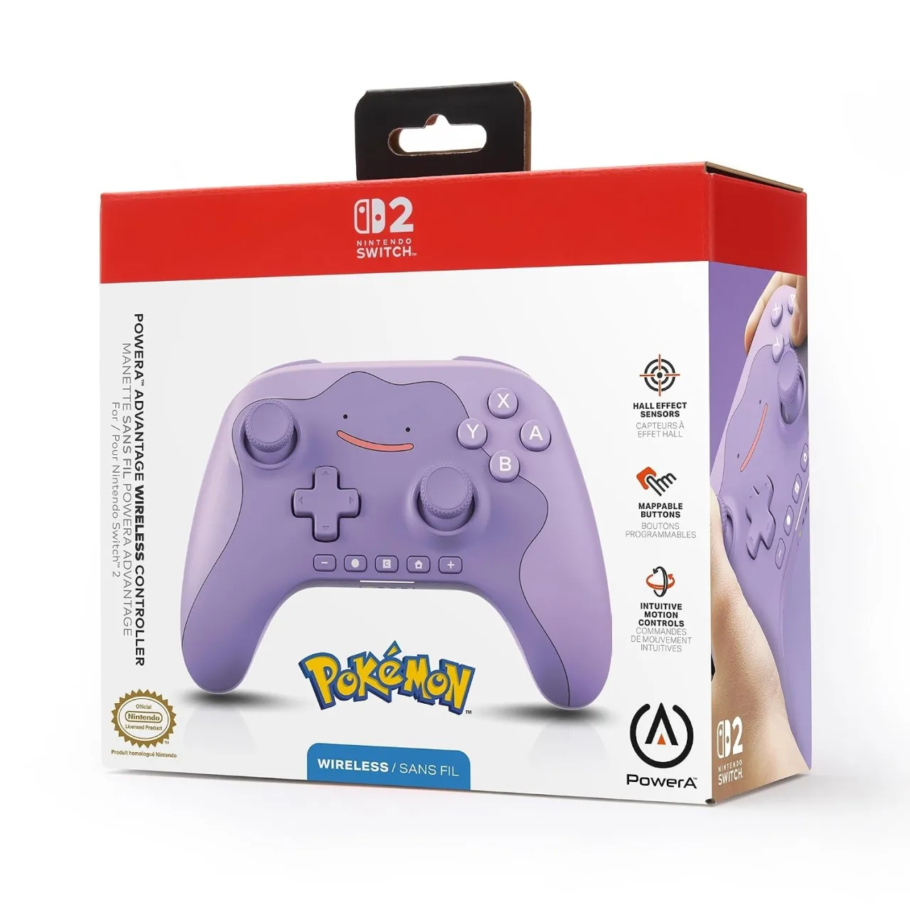 Caja del mando inalambrico PowerA Advantage de Ditto para Nintendo Switch 2
