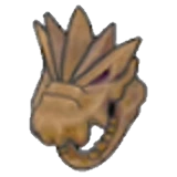 Cráneo de fósil tirano en Pokémon Pokopia