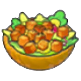 Ensalada con picatostes en Pokémon Pokopia