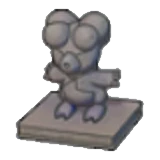 Estatuilla llameante de Magby en Pokémon Pokopia