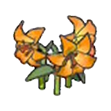 Flores elegantes (naranjas) en Pokémon Pokopia