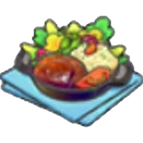 Hamburguesa equilibrada en Pokémon Pokopia