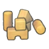 Juguete de construcción en Pokémon Pokopia