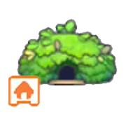 Kit "choza de hojas" en Pokémon Pokopia