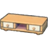 Mueble para tele natural en Pokémon Pokopia