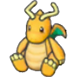 Peluche de Dragonite en Pokémon Pokopia