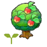 Plantón de árbol zanama en Pokémon Pokopia