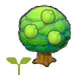 Plantón de árbol ziuela en Pokémon Pokopia