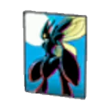 Póster de la luna en Pokémon Pokopia