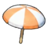 Sombrilla de playa en Pokémon Pokopia