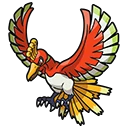 Ho-Oh en Pokémon Pokopia