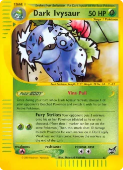 Carta Dark Ivysaur (Best of game)