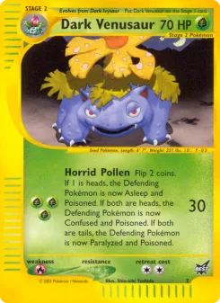 Carta Dark Venusaur (Best of game)