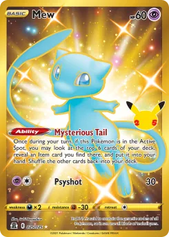 Carta Mew (Celebraciones)