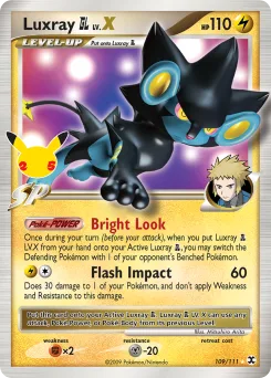 Carta Luxray GL LV.X (Celebraciones)