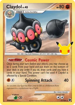 Carta Claydol (Celebrations: Classic Collection)
