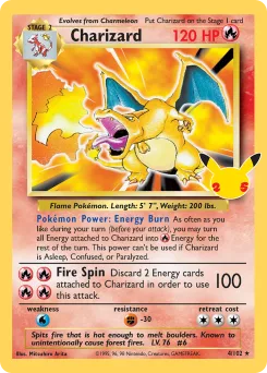 Carta Charizard (Celebrations: Classic Collection)