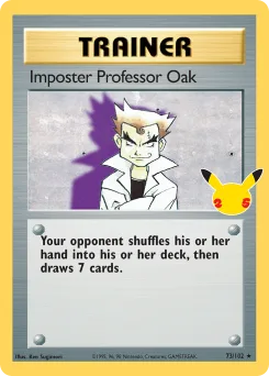 Carta Imposter Professor Oak (Celebraciones)