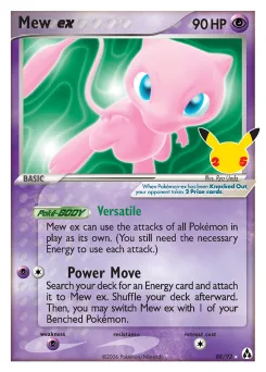 Carta Mew ex (Celebrations: Classic Collection)