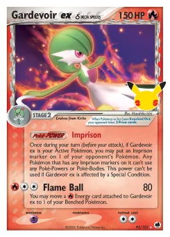 Carta Gardevoir ex δ (Celebrations: Classic Collection)