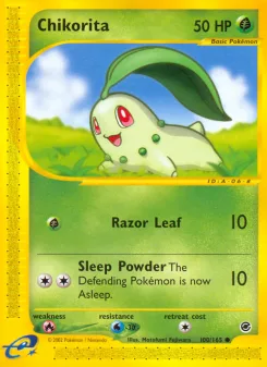Carta Chikorita (Expedition Base Set)