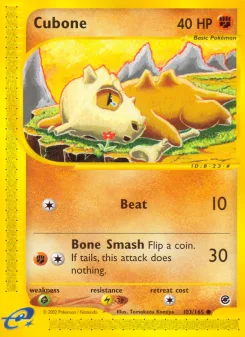 Carta Cubone (Expedition Base Set)