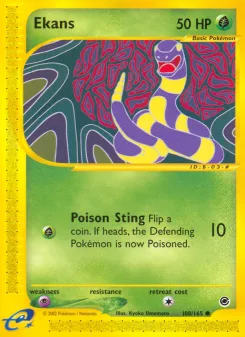 Carta Ekans (Expedition Base Set)