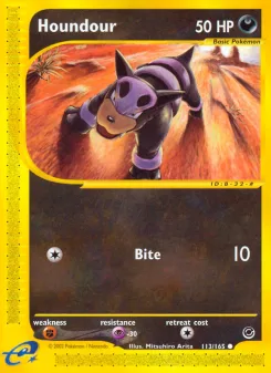 Carta Houndour (Expedition Base Set)