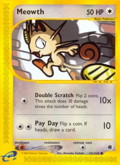 Carta Meowth (Expedition Base Set)