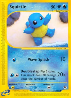 Carta Squirtle (Expedition Base Set)